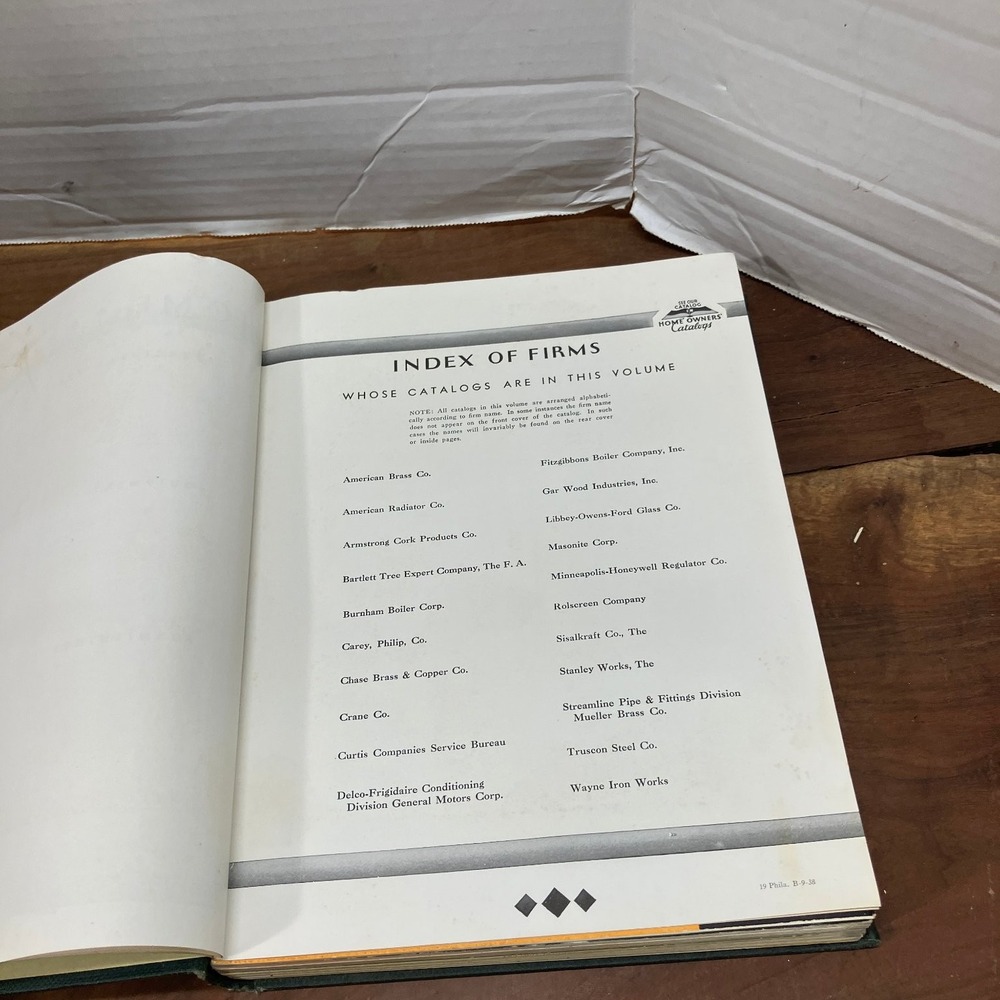 Home Owners' Catalogs 1936 F. W. Dodge Corp. Vintage Building Materials Guide - Picture 6 of 13